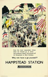 Arthur George Watts - Hampstead Station