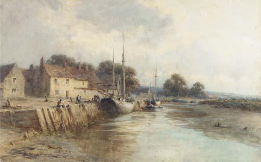 Arthur Gerald Ackermann, R.I. - Blakeney Quay