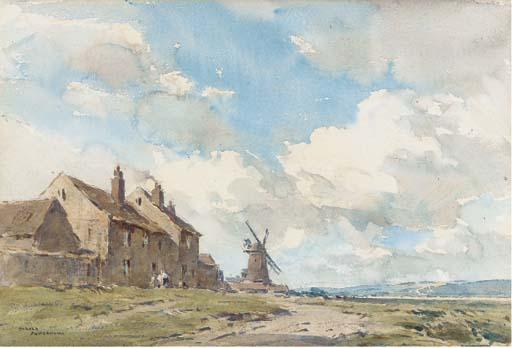 Arthur Gerald Ackermann, R.I. - Road To The Mill