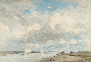 Arthur Gerald Ackermann, R.I. - The Old Bridge