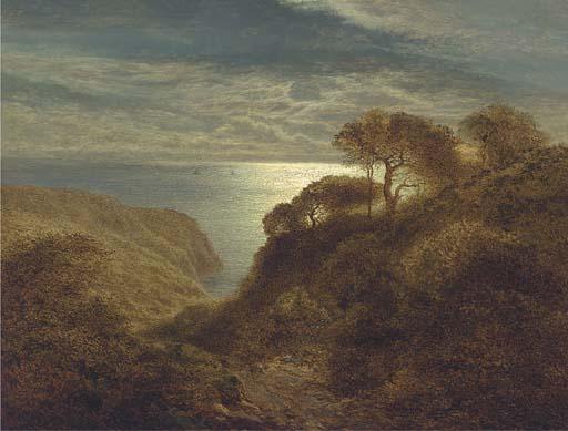 Arthur Gilbert - Evening, Near Bettws-Y-Coed, North Wales; And Night On The Coast, Near Clovelly, North Devon