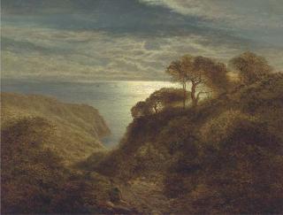 Arthur Gilbert - Evening, Near Bettws-Y-Coed, North Wales; And Night On The Coast, Near Clovelly, North Devon