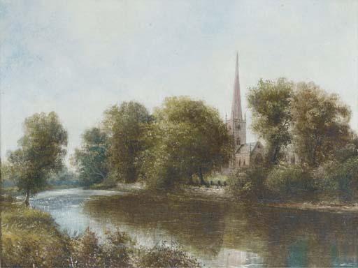 Arthur Gilbert - Holy Trinity, Stratford-On-Avon; And Guesten Hall (?), Worcester