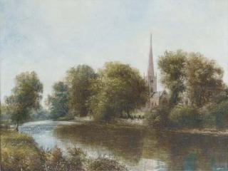 Arthur Gilbert - Holy Trinity, Stratford-On-Avon; And Guesten Hall (?), Worcester