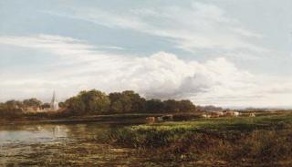 Arthur Gilbert - Marlow from the Thames