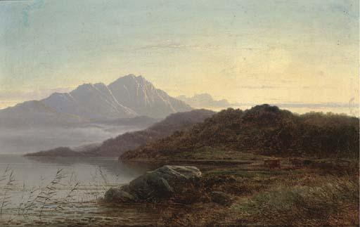 Arthur Gilbert - Sunset Over The Loch