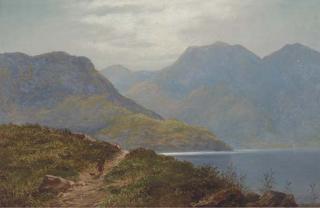 Arthur Gilbert - The road up Snowdon, North Wales; and Loch Maree, Scotland