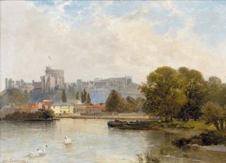 Arthur Gordon - Windsor Castle from the Thames