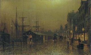 Arthur Grimshaw - Dockside Scene