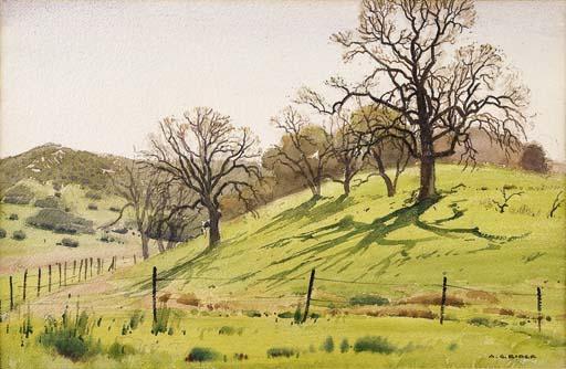 Arthur Grover Rider - A Sunny Spring Landscape