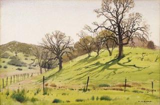 Arthur Grover Rider - A Sunny Spring Landscape