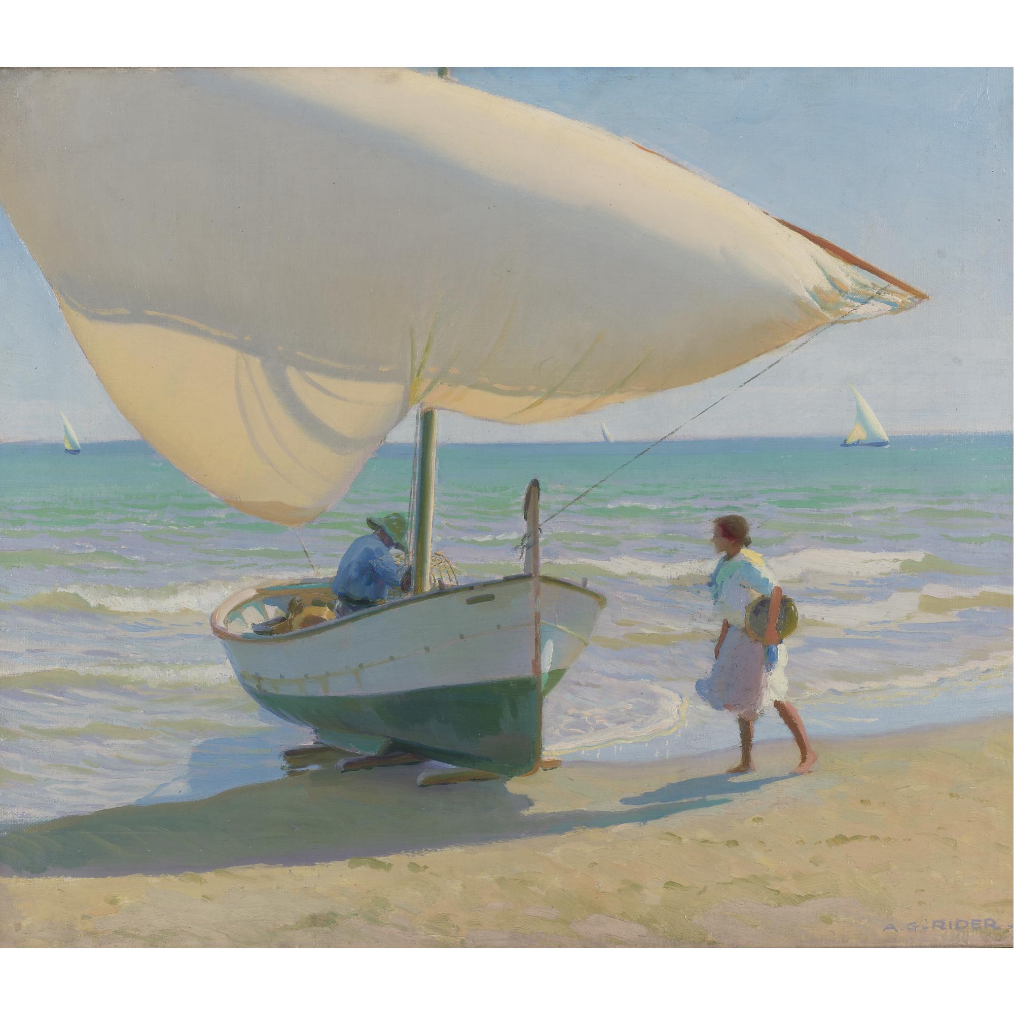 Arthur Grover Rider - The Fishing Boat