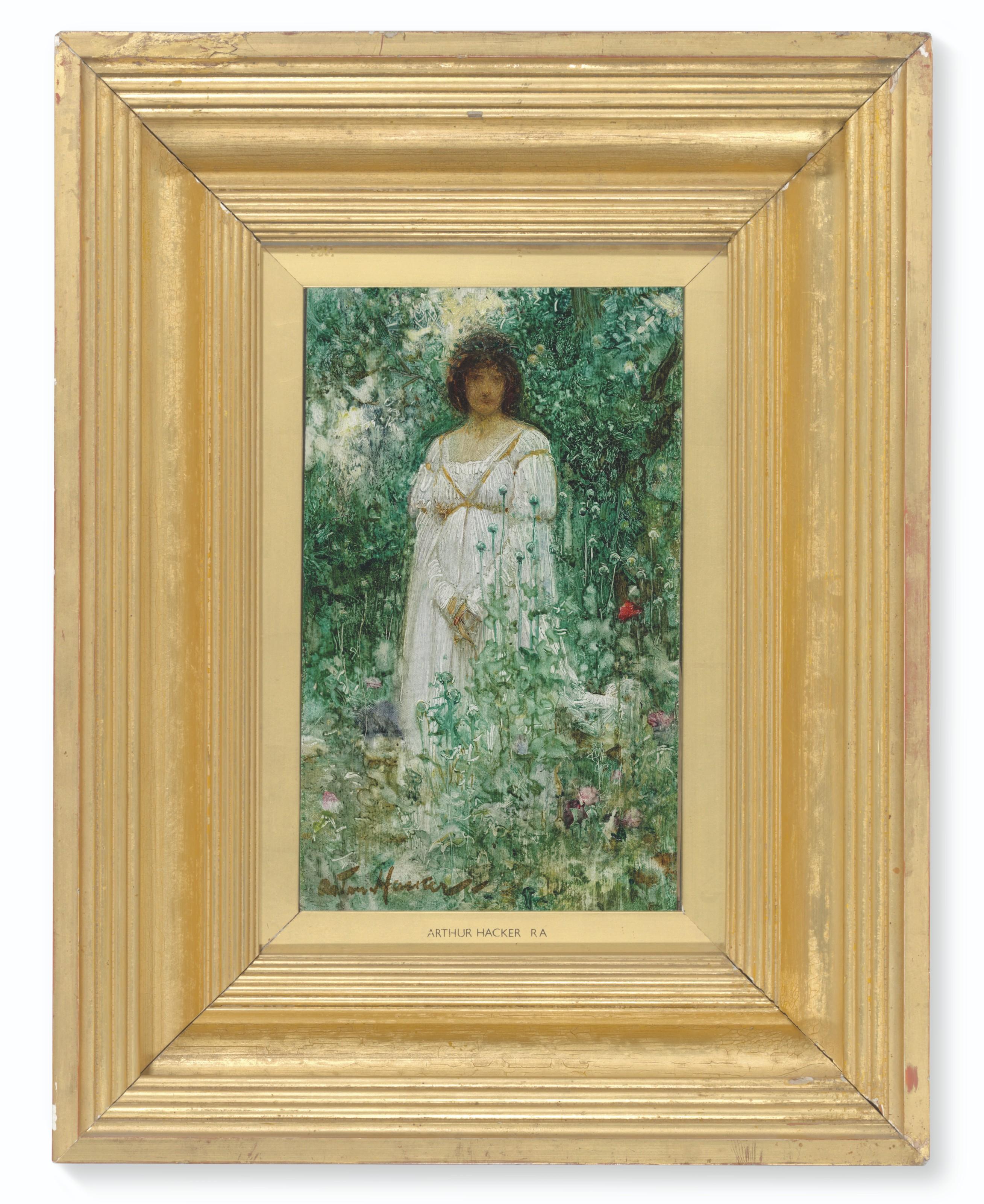 Arthur Hacker, R.A., N.E.A.C. - The Poppy Field