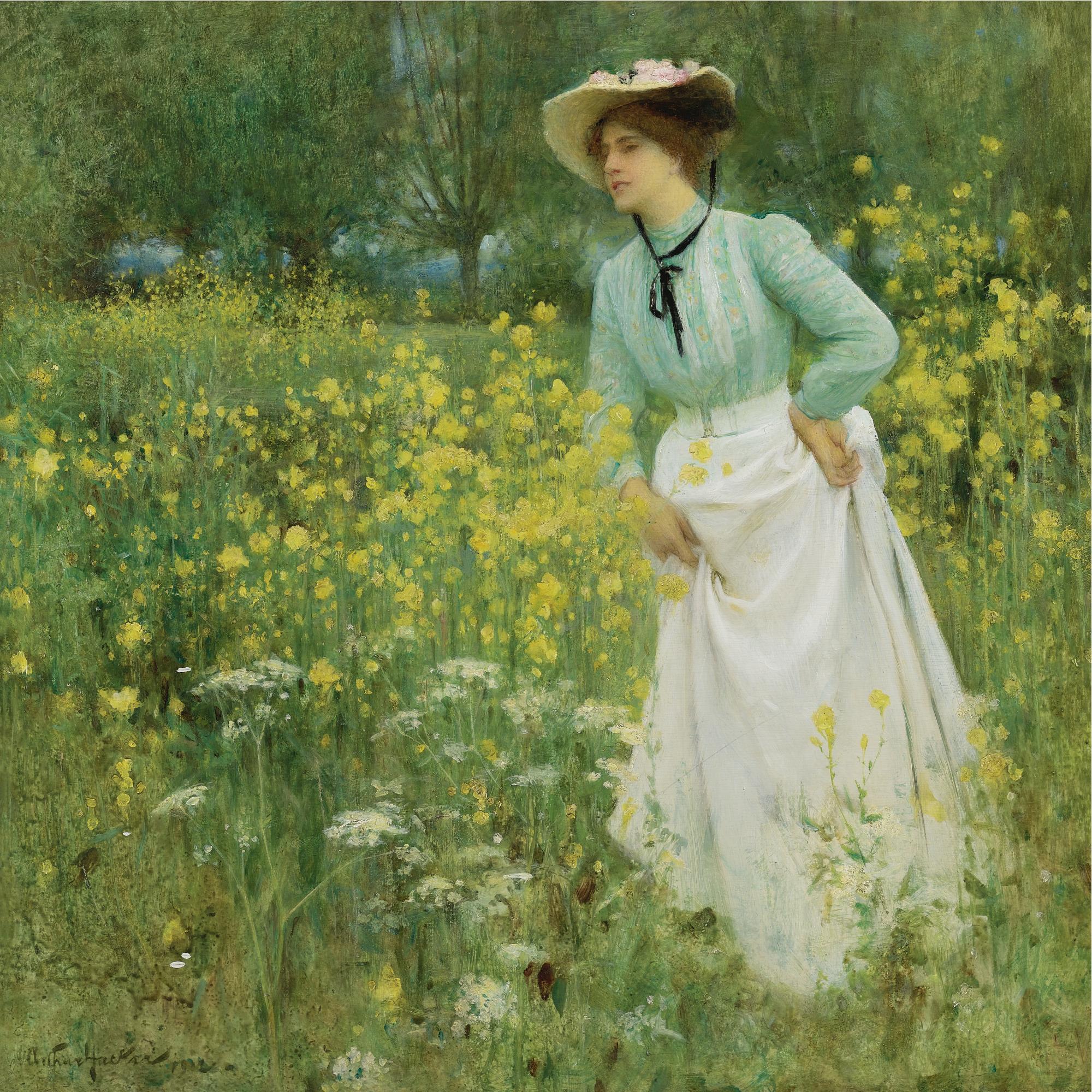 Arthur Hacker, R.A. - A Morning Walk