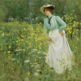 Arthur Hacker, R.A. - A Morning Walk