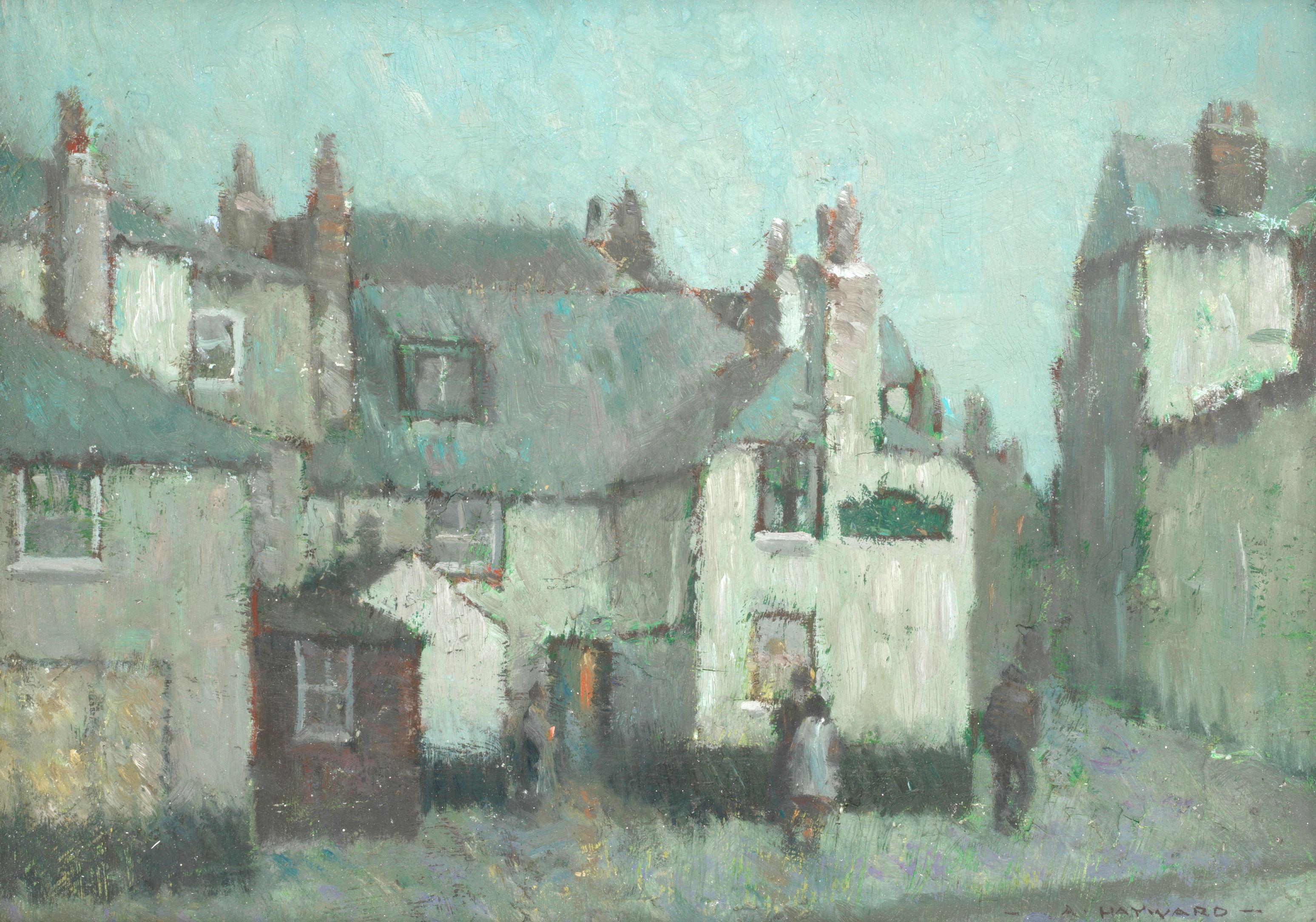 Arthur Hayward - Sloop Inn, St Ives, by Moonlight