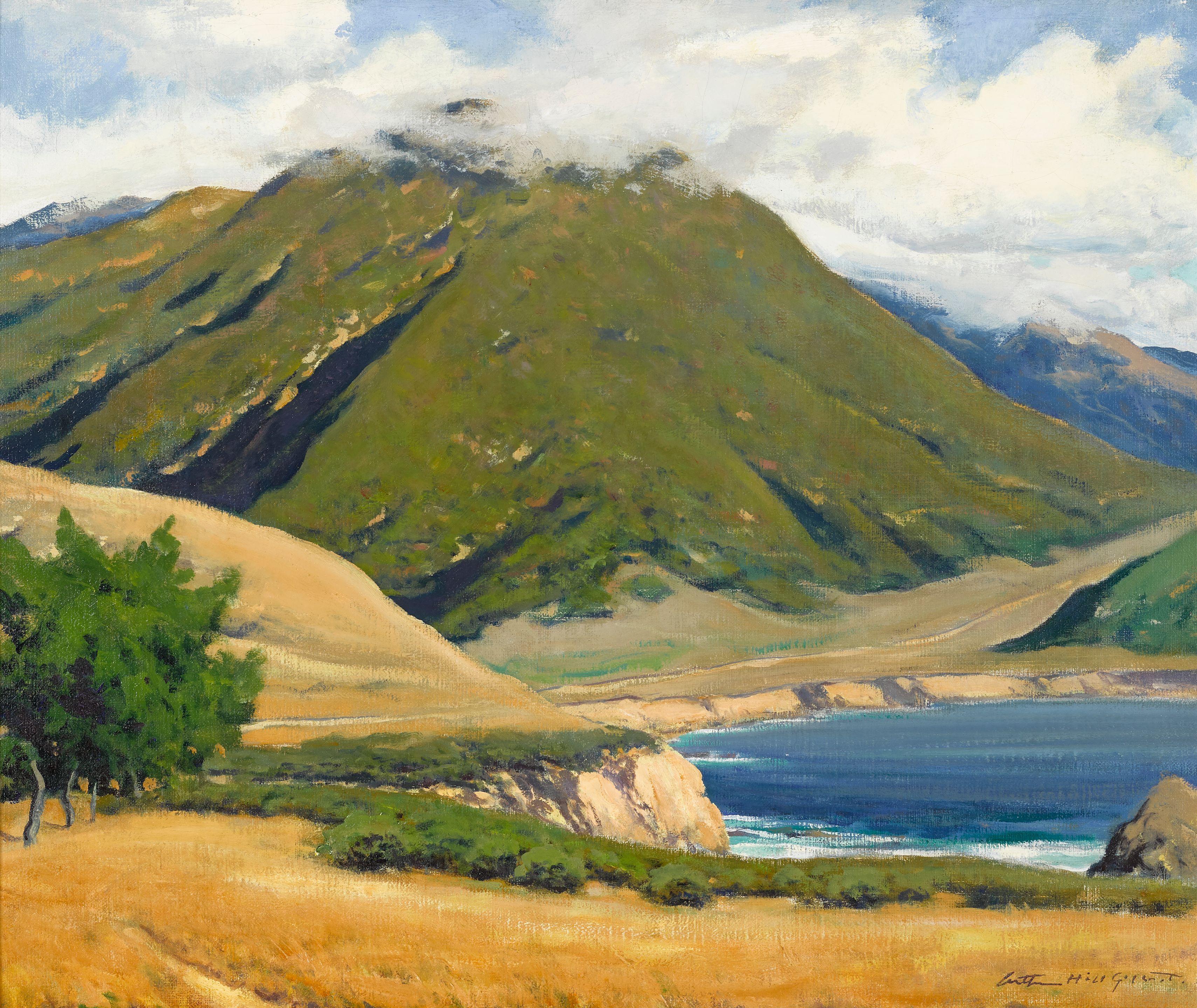 Arthur Hill Gilbert - Hills of Carmel Highlands, Overlooking Mt. Doud, Big Sur