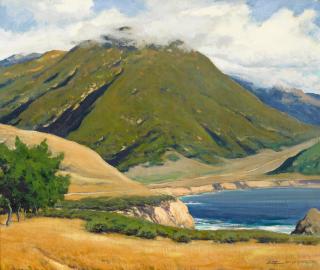 Arthur Hill Gilbert - Hills of Carmel Highlands, Overlooking Mt. Doud, Big Sur