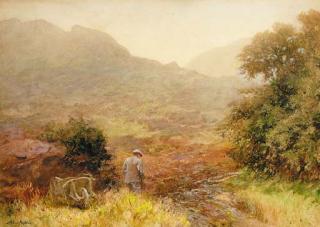 Arthur Hopkins, R.W.S. - Rough shooting, Patterdale