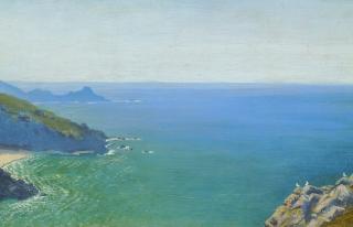 Arthur Hughes - Gurnard\'s Head, from St Ives side