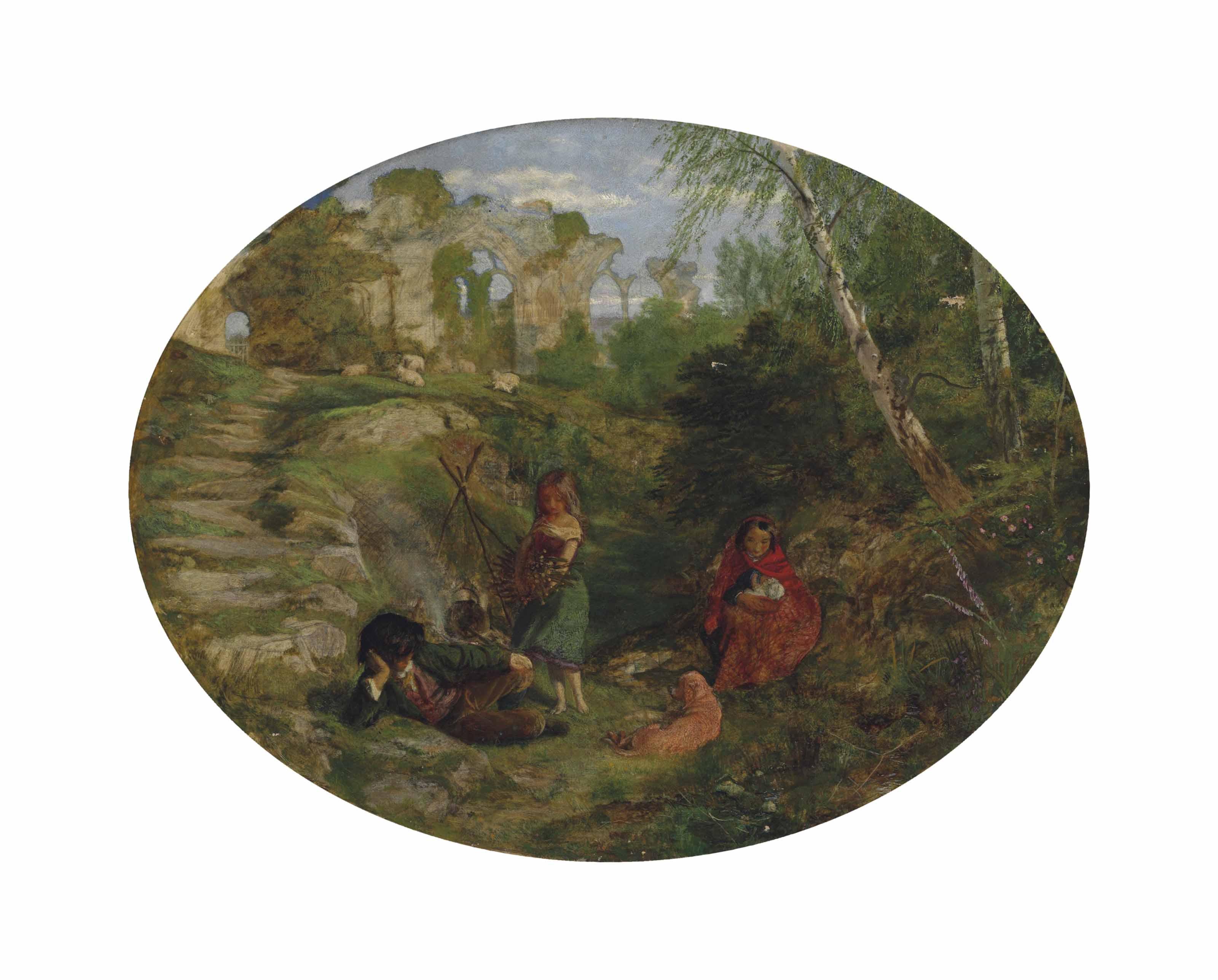 Arthur Hughes - Gypsies