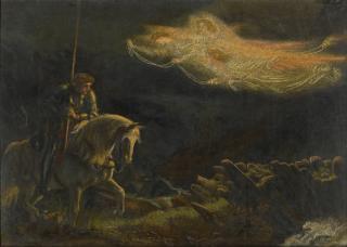 Arthur Hughes - Study For Sir Galahad - The Quest For The Holy Grail