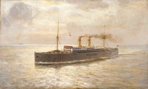 Arthur James Wetherall Burgess - The Norwegian American Line\'s Stavangerfjord