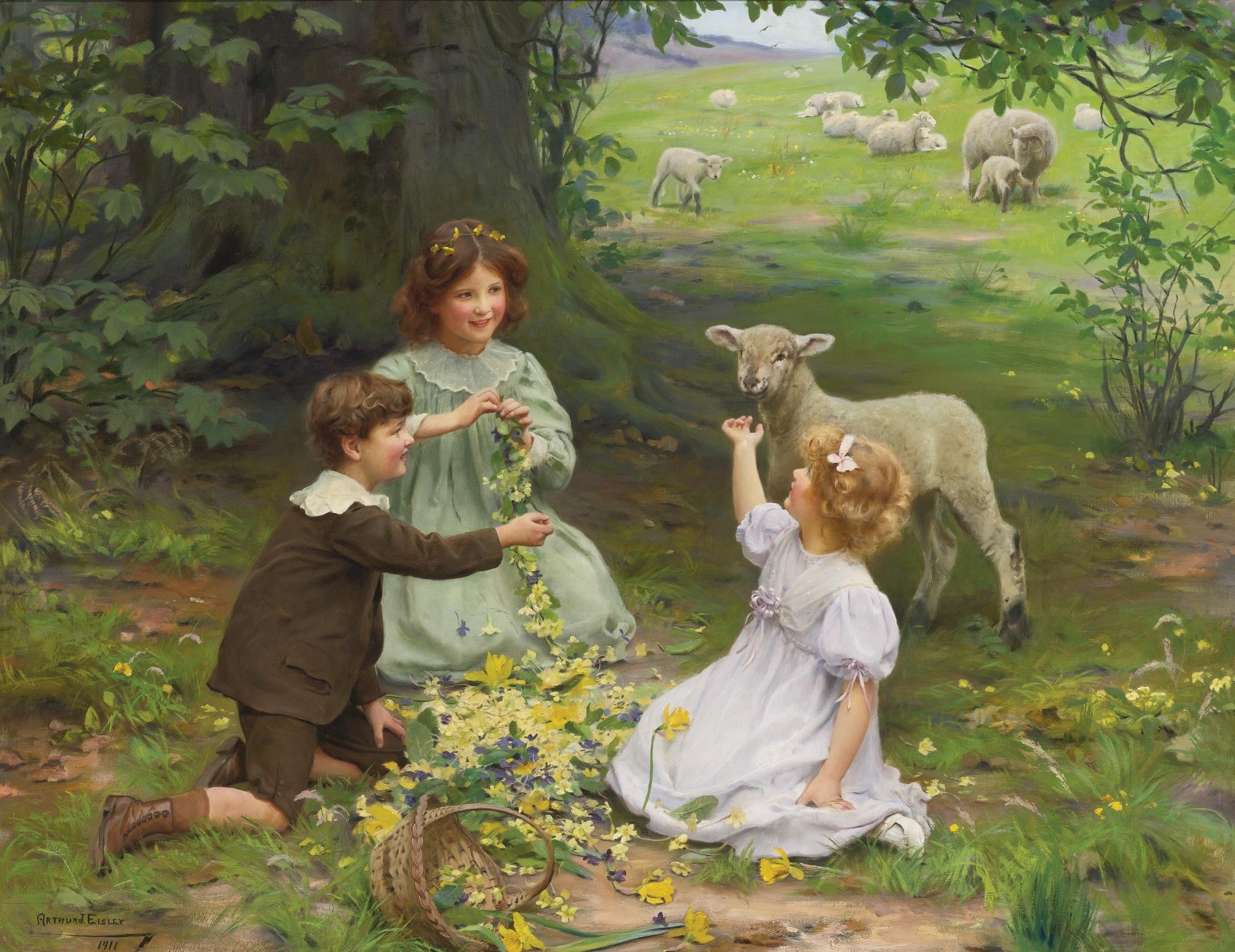 Arthur John Elsley - British The Joy Of Spring