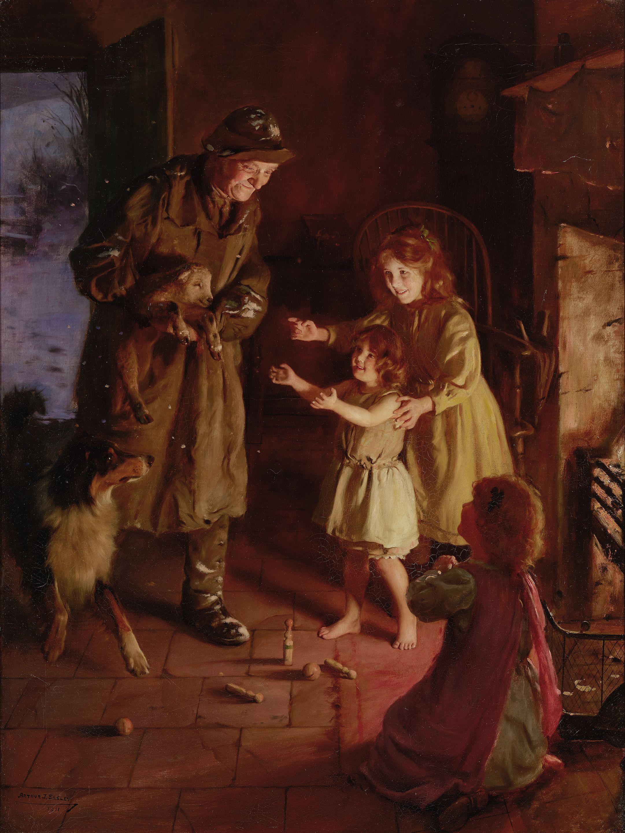 Arthur John Elsley - In from the cold