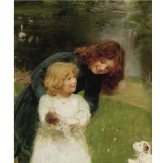 Arthur John Elsley - Queenie And Marjorie