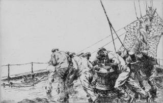 Arthur John Trevor Briscoe, R.S.M.A., R.I. - The capstan (illustrated); and The pilot