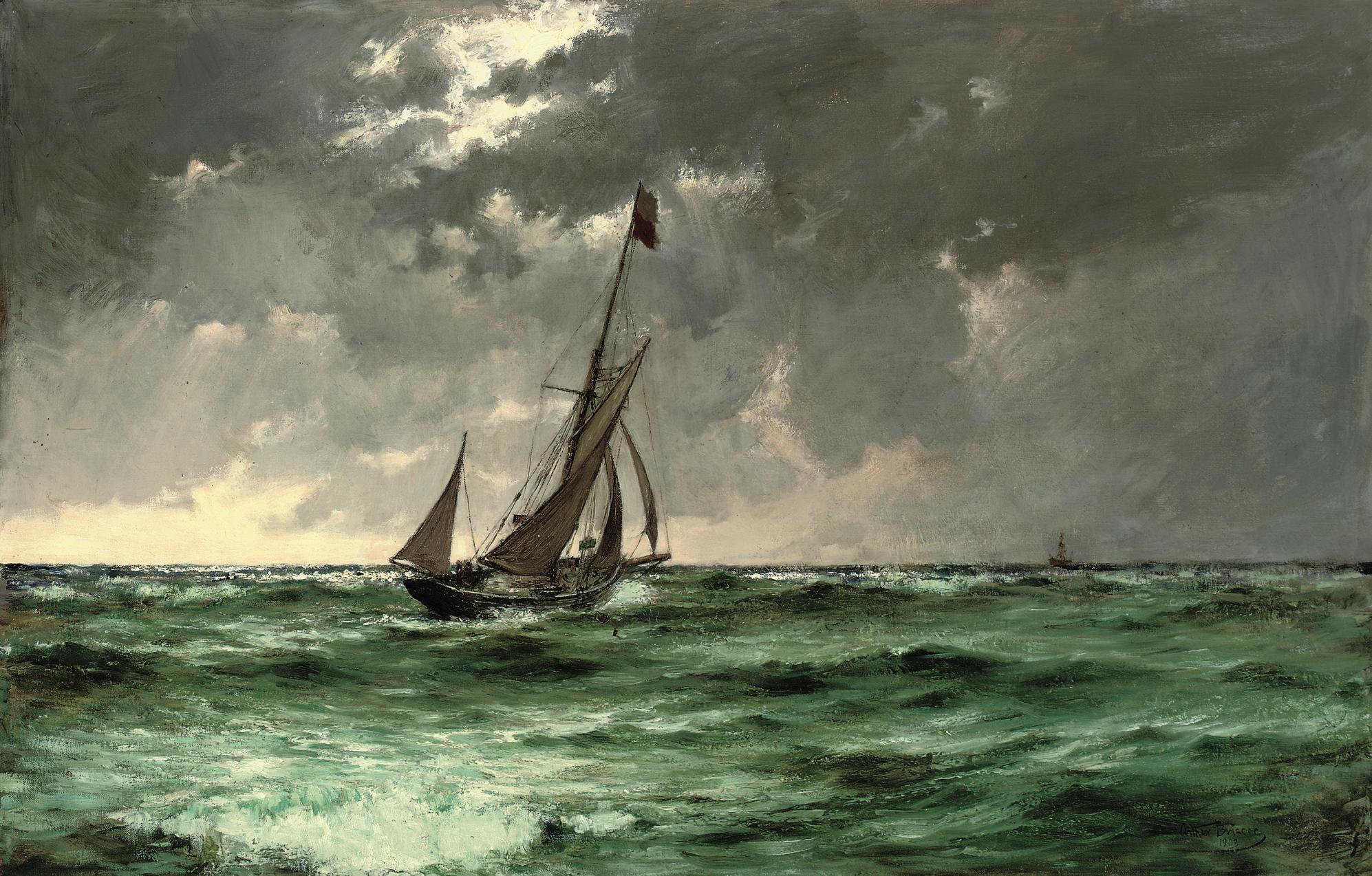 "The Scout" by Arthur John Trevor Briscoe, R.S.M.A., R.I. Art.Salon