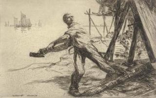 Arthur John Trevor Briscoe, R.S.M.A., R.I. - The shipwrights