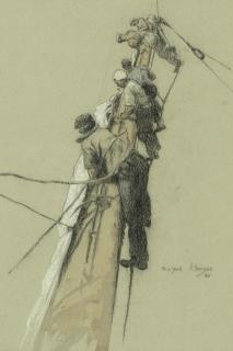 Arthur John Trevor Briscoe - \'On a Yard\'