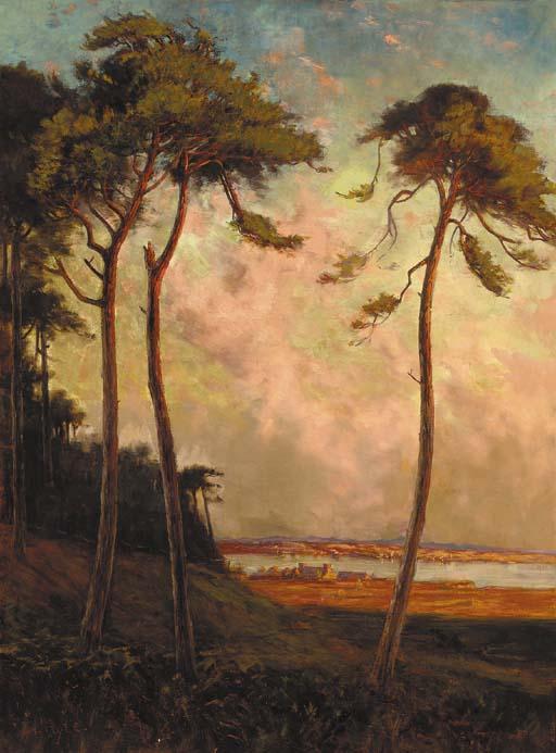 Arthur Johnston Ryle, R.B.A. - The haven under the hill