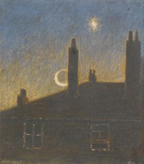 Arthur Joseph Gaskin - Back Of 13 Calthorpe Road, Moonlight
