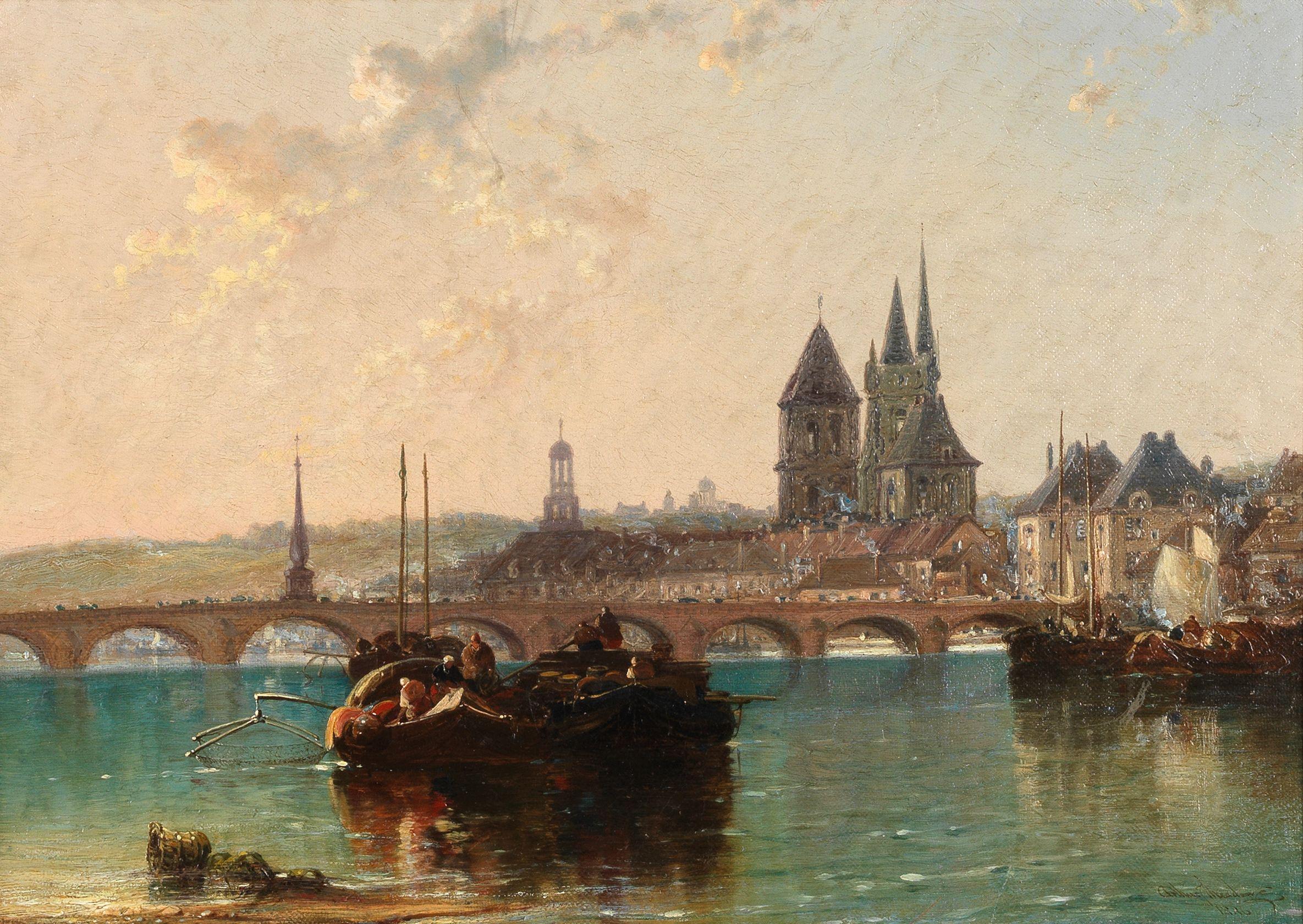Arthur Joseph Meadows - Blois from the East
