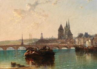 Arthur Joseph Meadows - Blois from the East