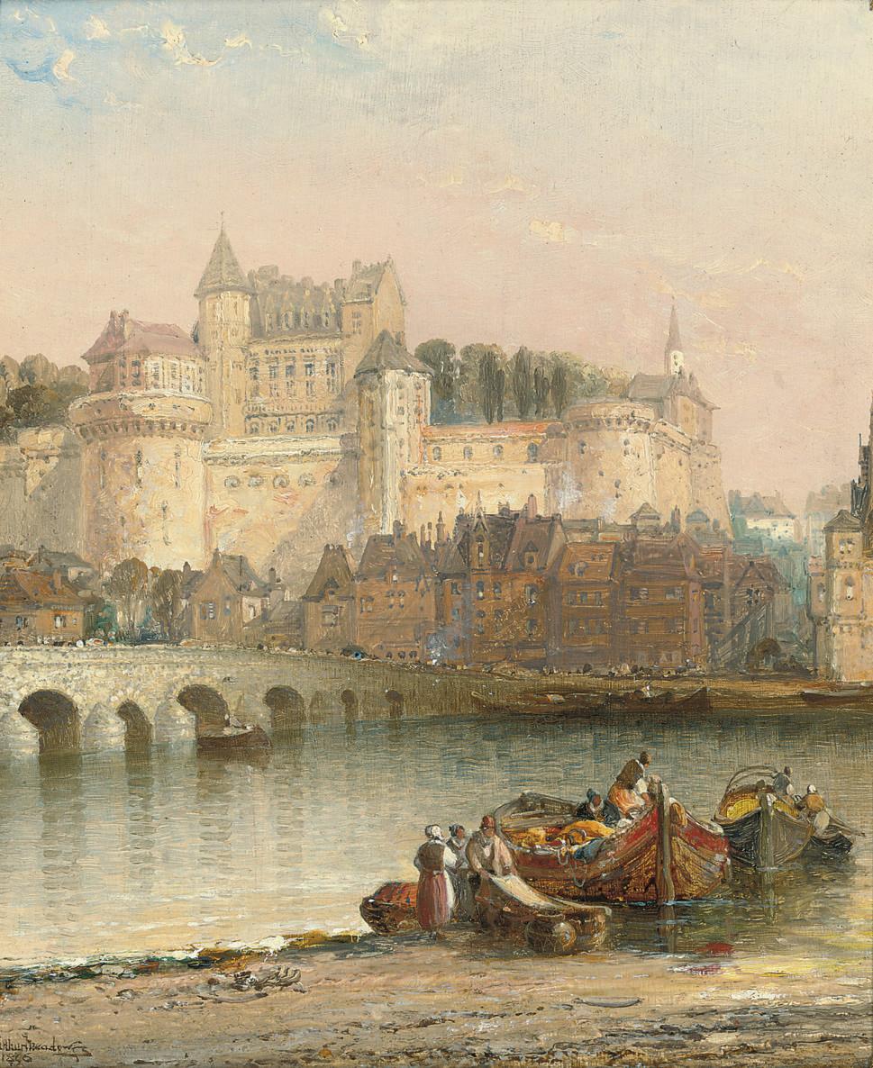 Arthur Joseph Meadows - Château Amboise on the Loire
