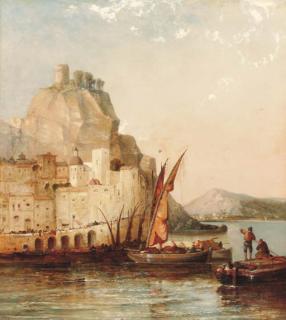 Arthur Joseph Meadows - The Gulf of Salerno, Amalfi Coast