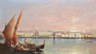 Arthur Joseph Meadows - Venetian panorama