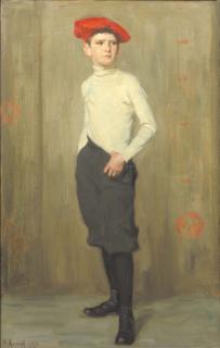 Arthur Kampf - A boy in a red beret