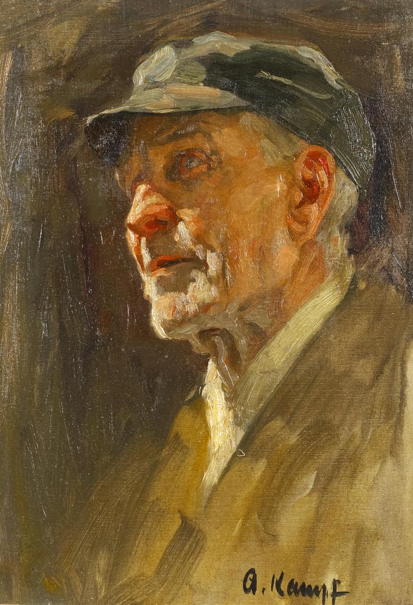Arthur Kampf - Porträtstudie