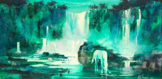 Arthur Karl Maderson - By the Waterfall