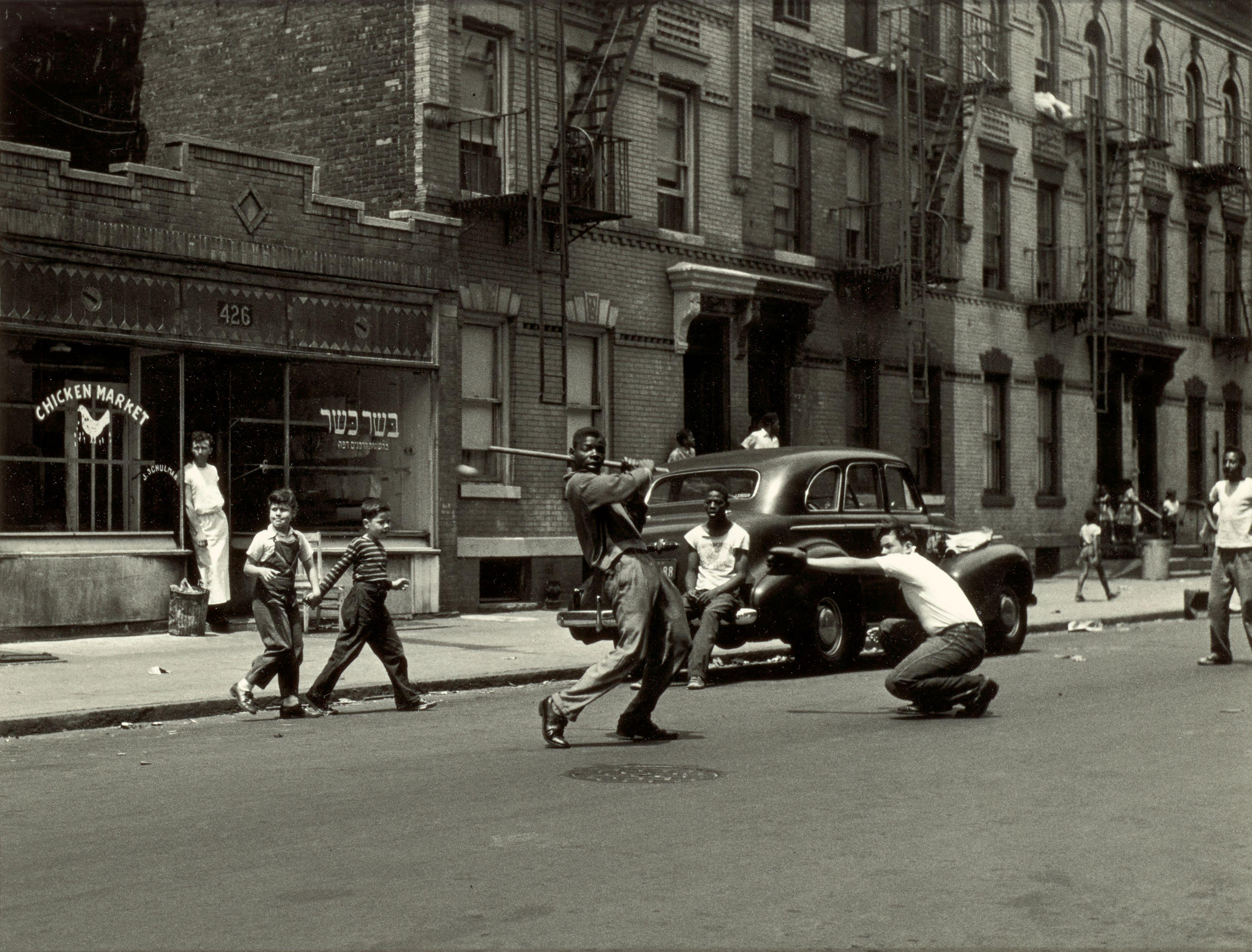 Arthur Leipzig - Stickball, New York City