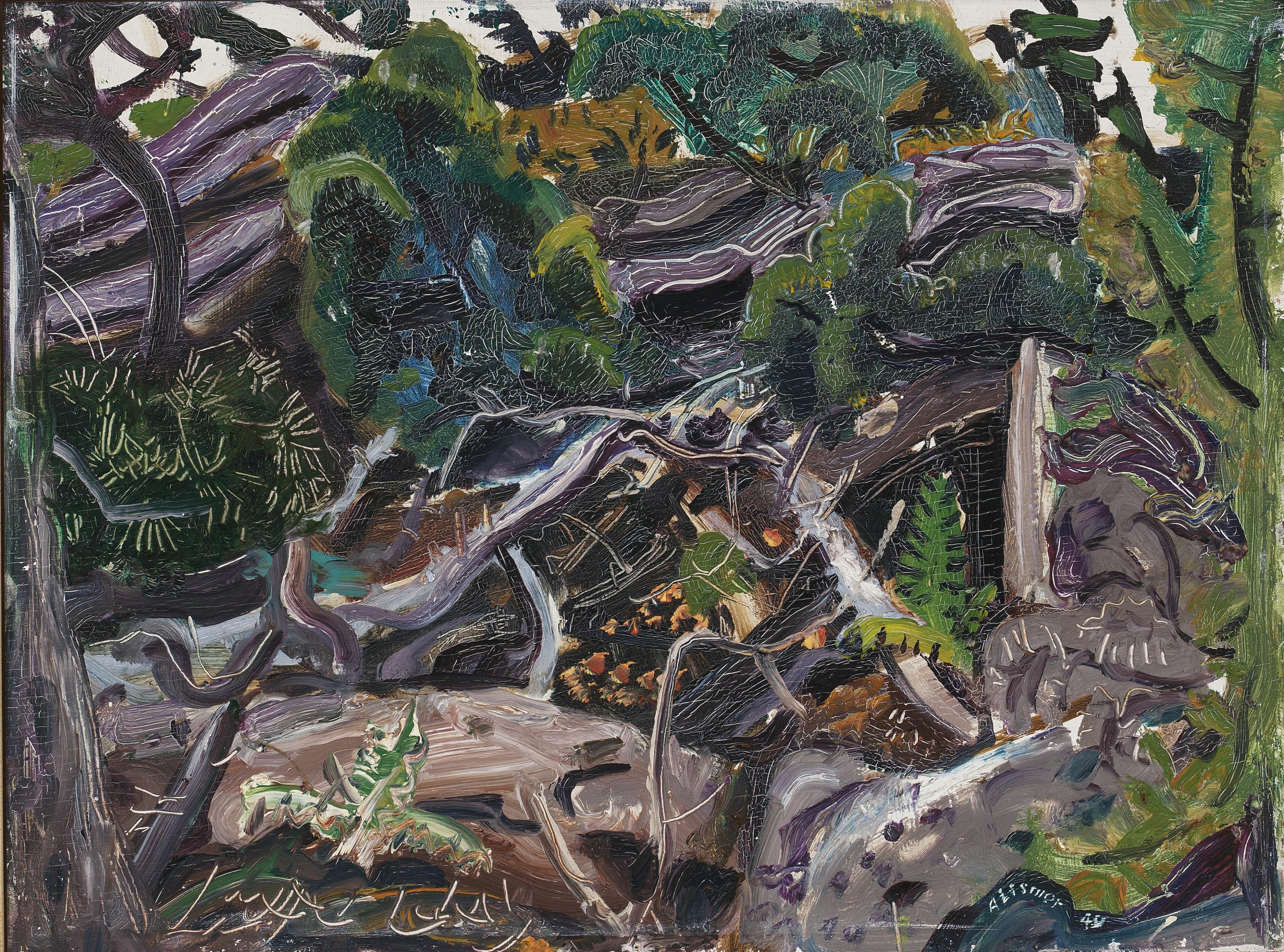 Arthur Lismer - Bush Tangle, Georgian Bay