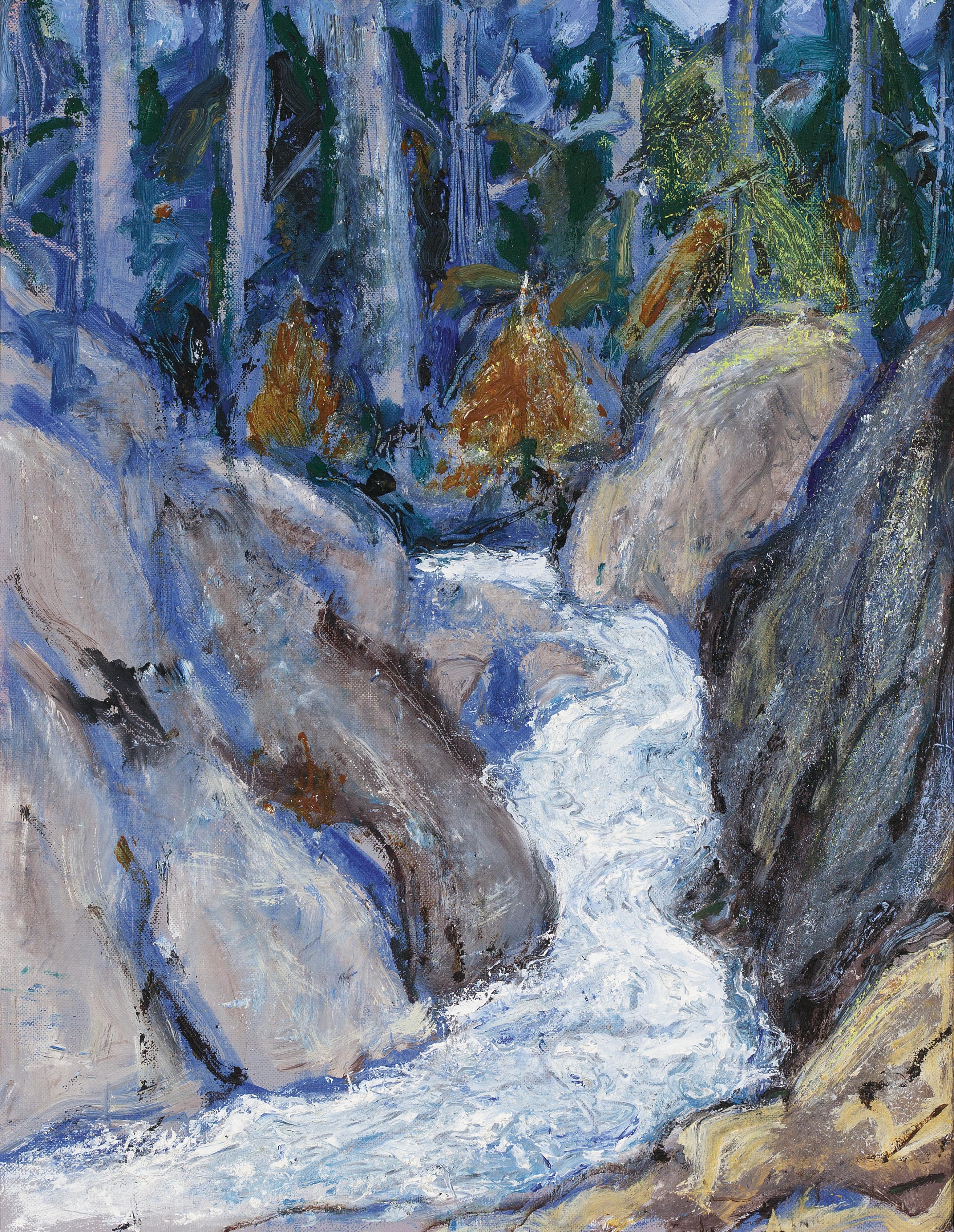 Arthur Lismer - Mountain Stream, Bc
