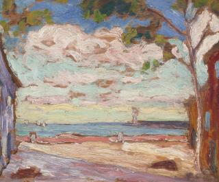 Arthur Lismer - Sunset At Halifax Harbour