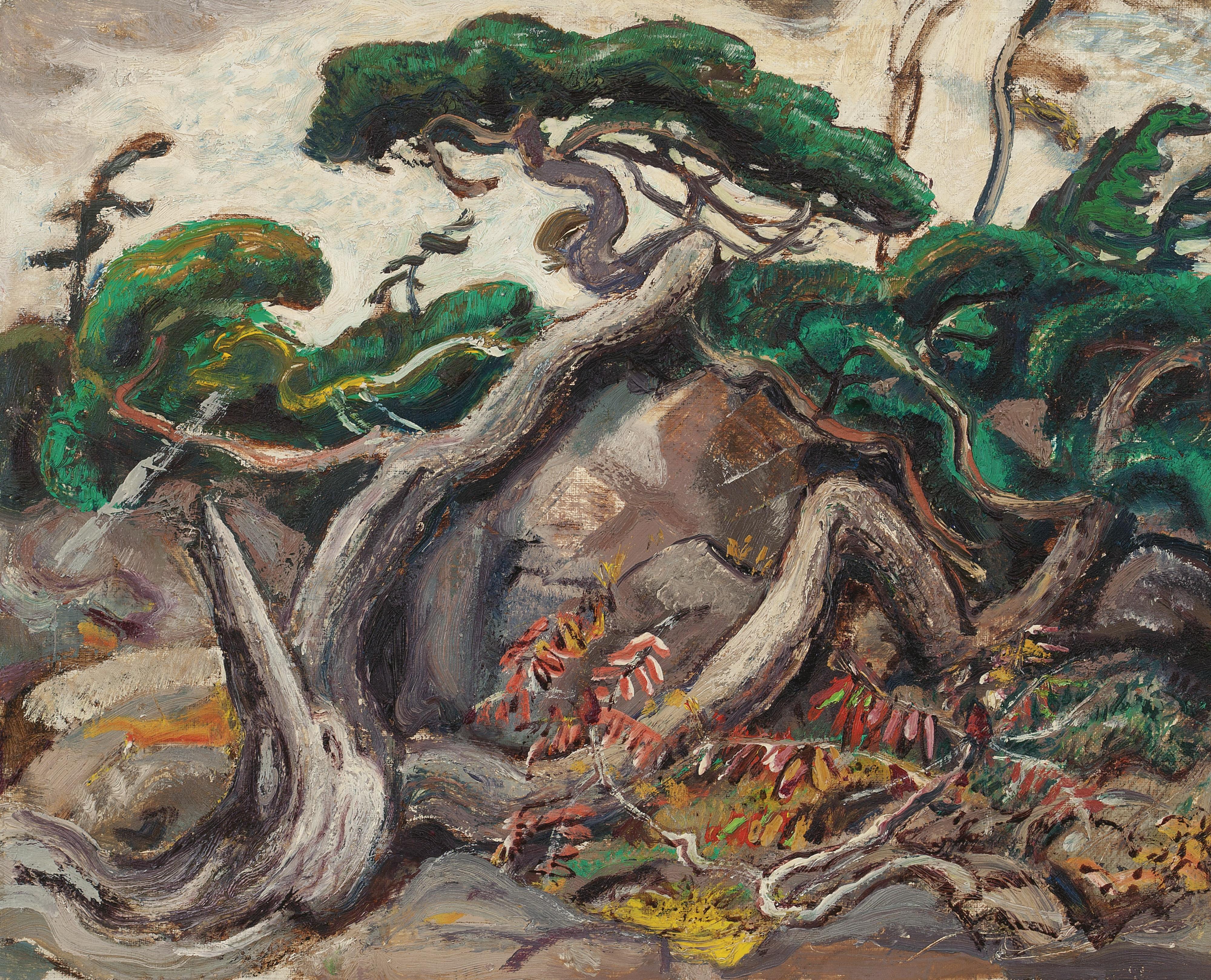 Arthur Lismer - Twisted Pine, Georgian Bay