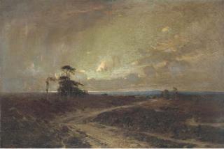 Arthur Meade, R.O.I. - A lonely road